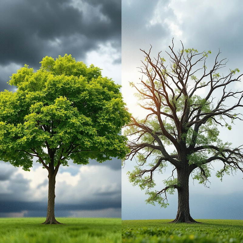 impact of severe weather on tree health and safety