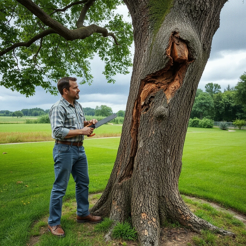how to identify hazardous trees before a storm