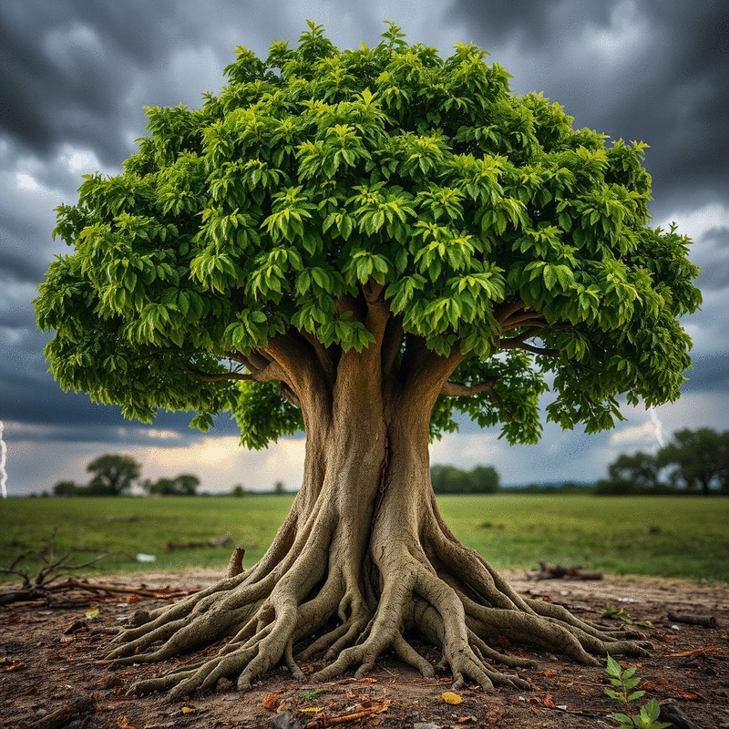 impact of storms on tree stability and safety