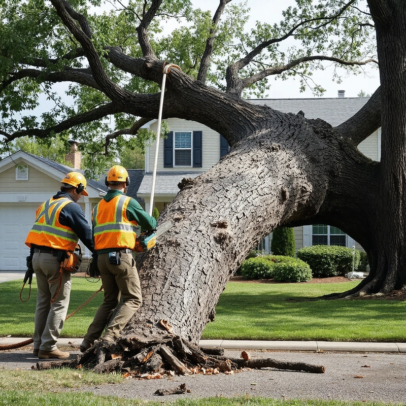 choosing the right team for emergency tree removal